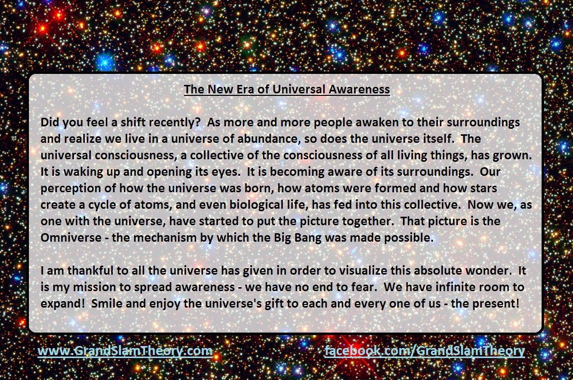 The New Era of Universal Consiousness